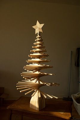 Sapin de Noël écologique en bois - Wooden Christmas tree