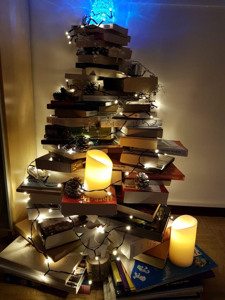 sapin noël livres