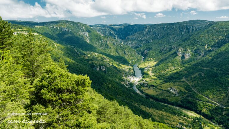 Chemin de Compostelle Voie d'Arles - gorges-du-tarn