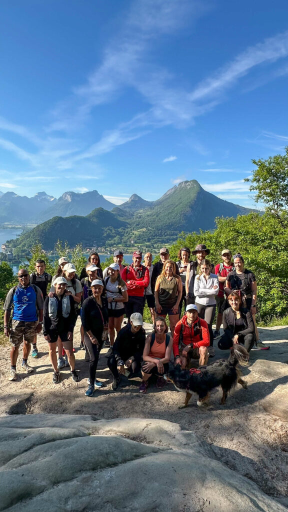 tour du lac d'annecy à pied