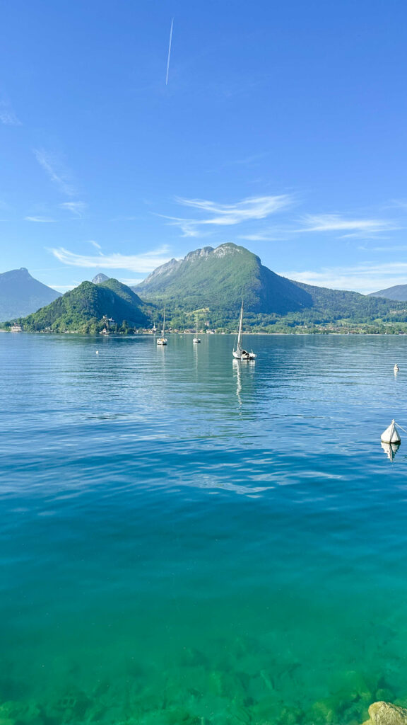 tour du lac d'annecy à pied temps